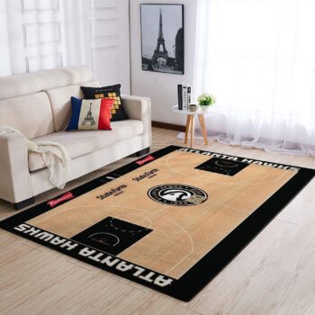 Alanta Hawks Court Area Rug Nba Basketball Team Logo Carpet Living Room Rugs Rug Regtangle Carpet Floor Decor Home Decor V11103 0