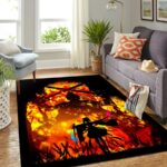 Anaheim Ducks Nhl Team Logo Camo Style Nice Gift Home Decor Rectangle Area Rug Living Room Rug Home Decor 0