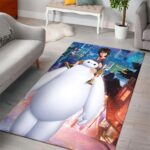 Anaheim Ducks Nhl Team Logo Grey Wooden Style Nice Gift Home Decor Rectangle Area Rug Living Room Rug Home Decor 0