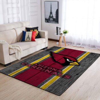 Arizona Cardinals Nfl Area Rugs Football Living Room Carpet Team Logo Wooden Style Home Rug Regtangle Carpet Floor Decor Home Decor 0