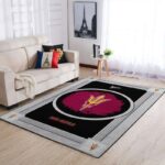 Arizona State Sun Devils Area Rugs Ncaa Football Basketball Living Room Carpet Team Logo Floor Home Decor 200303129 0