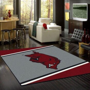 Arkansas Razorbacks Area Rug Football Living Room Carpet Home Rug Regtangle Carpet Floor Decor Home Decor V11250 0