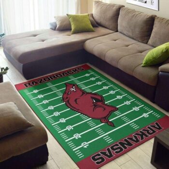 Arkansas Razorbacks Home Field Area Rug Football Team Logo Carpet Living Room Rugs Rug Regtangle Carpet Floor Decor Home Decor V17261 0