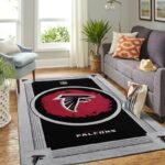 Atlanta Falcons Area Rug Nfl Football Team Logo Carpet Living Room Rugs Rug Regtangle Carpet Floor Decor Home Decor 0