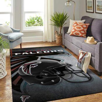 Atlanta Falcons Nfl Area Rugs Team Helmet Living Room Carpet Sports Rug Regtangle Carpet Floor Decor Home Decor 0