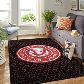 Atlanta Hawks Area Rug Nba Basketball Team Logo Carpet Living Room Rugs Rug Regtangle Carpet Floor Decor Home Decor V4644 0