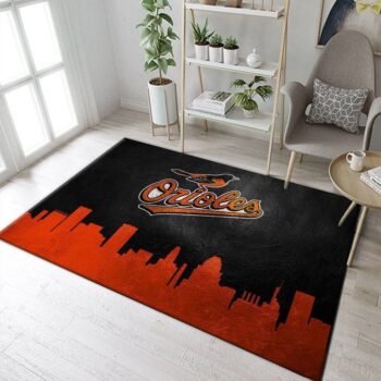 Baltimore Orioles Mlb 1 Area Rug Living Room And Bed Room Rug Rug Regtangle Carpet Floor Decor Home Decor 0