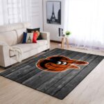 Baltimore Orioles Mlb Area Rugs Baseball Living Room Carpet Team Logo Wooden Home Rug Regtangle Carpet Floor Decor Home Decor 0