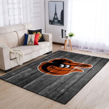 Baltimore Orioles Mlb Area Rugs Baseball Living Room Carpet Team Logo Wooden Home Rug Regtangle Carpet Floor Decor Home Decor 0