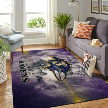 Baltimore Ravens Area Rug Nfl Football Team Logo Carpet Living Room Rugs Rug Regtangle Carpet Floor Decor Home Decor V1780 0