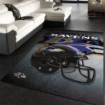 Baltimore Ravens Nfl 10 Area Rug Living Room And Bed Room Rug Rug Regtangle Carpet Floor Decor Home Decor 0