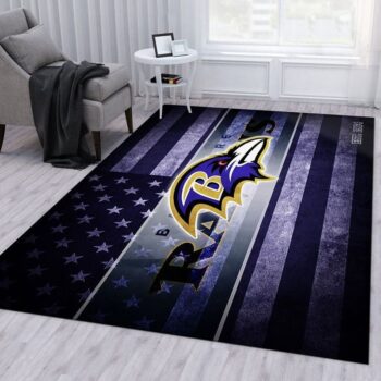 Baltimore Ravens Nfl 14 Area Rug Living Room And Bed Room Rug Rug Regtangle Carpet Floor Decor Home Decor 0