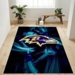 Baltimore Ravens Nfl 18 Area Rug Living Room And Bed Room Rug Rug Regtangle Carpet Floor Decor Home Decor 0