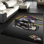 Baltimore Ravens Nfl 19 Area Rug Living Room And Bed Room Rug Rug Regtangle Carpet Floor Decor Home Decor 0