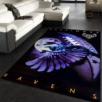 Baltimore Ravens Nfl 2 Area Rug Living Room And Bed Room Rug Rug Regtangle Carpet Floor Decor Home Decor 0