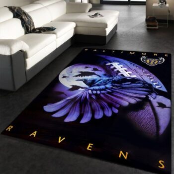 Baltimore Ravens Nfl 2 Area Rug Living Room And Bed Room Rug Rug Regtangle Carpet Floor Decor Home Decor 0