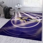 Baltimore Ravens Nfl 21 Area Rug Living Room And Bed Room Rug Rug Regtangle Carpet Floor Decor Home Decor 0