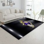 Baltimore Ravens Nfl 22 Area Rug Living Room And Bed Room Rug Rug Regtangle Carpet Floor Decor Home Decor 0