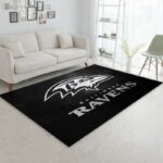 Baltimore Ravens Nfl 23 Area Rug Living Room And Bed Room Rug Rug Regtangle Carpet Floor Decor Home Decor 0