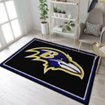 Baltimore Ravens Nfl 25 Area Rug Living Room And Bed Room Rug Rug Regtangle Carpet Floor Decor Home Decor 0