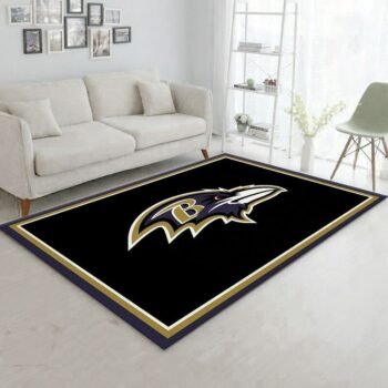 Baltimore Ravens Nfl 3 Area Rug Living Room And Bed Room Rug Rug Regtangle Carpet Floor Decor Home Decor 0