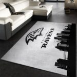 Baltimore Ravens Nfl 30 Area Rug Living Room And Bed Room Rug Rug Regtangle Carpet Floor Decor Home Decor 0