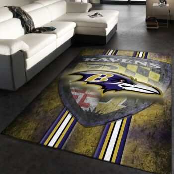 Baltimore Ravens Nfl 34 Area Rug Living Room And Bed Room Rug Rug Regtangle Carpet Floor Decor Home Decor 0