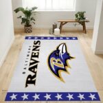 Baltimore Ravens Nfl 9 Area Rug Living Room And Bed Room Rug Rug Regtangle Carpet Floor Decor Home Decor 0