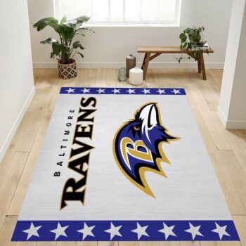 Baltimore Ravens Nfl 9 Area Rug Living Room And Bed Room Rug Rug Regtangle Carpet Floor Decor Home Decor 0