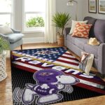 Baltimore Ravens Nfl Area Rugs American Flag Snoopy Living Room Carpet Team Logo Sports Rug Regtangle Carpet Floor Decor Home Decor 0