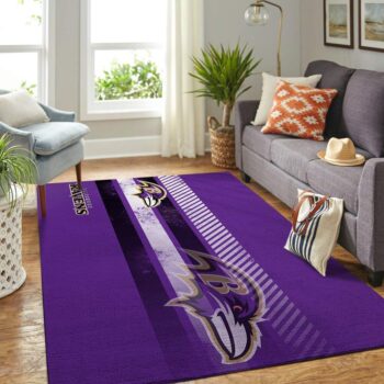 Baltimore Ravens Nfl Area Rugs Living Room Carpet Team Logo Sports Rug Regtangle Carpet Floor Decor Home Decor 0