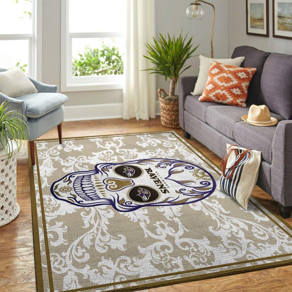 Baltimore Ravens Nfl Area Rugs Skull Flower Style Living Room Carpet Sports Rug Regtangle Carpet Floor Decor Home Decor 0 Baltimore Ravens Nfl Area Rugs Skull Flower Style Living Room Carpet Sports Rug Regtangle Carpet Floor Decor Home Decor 0