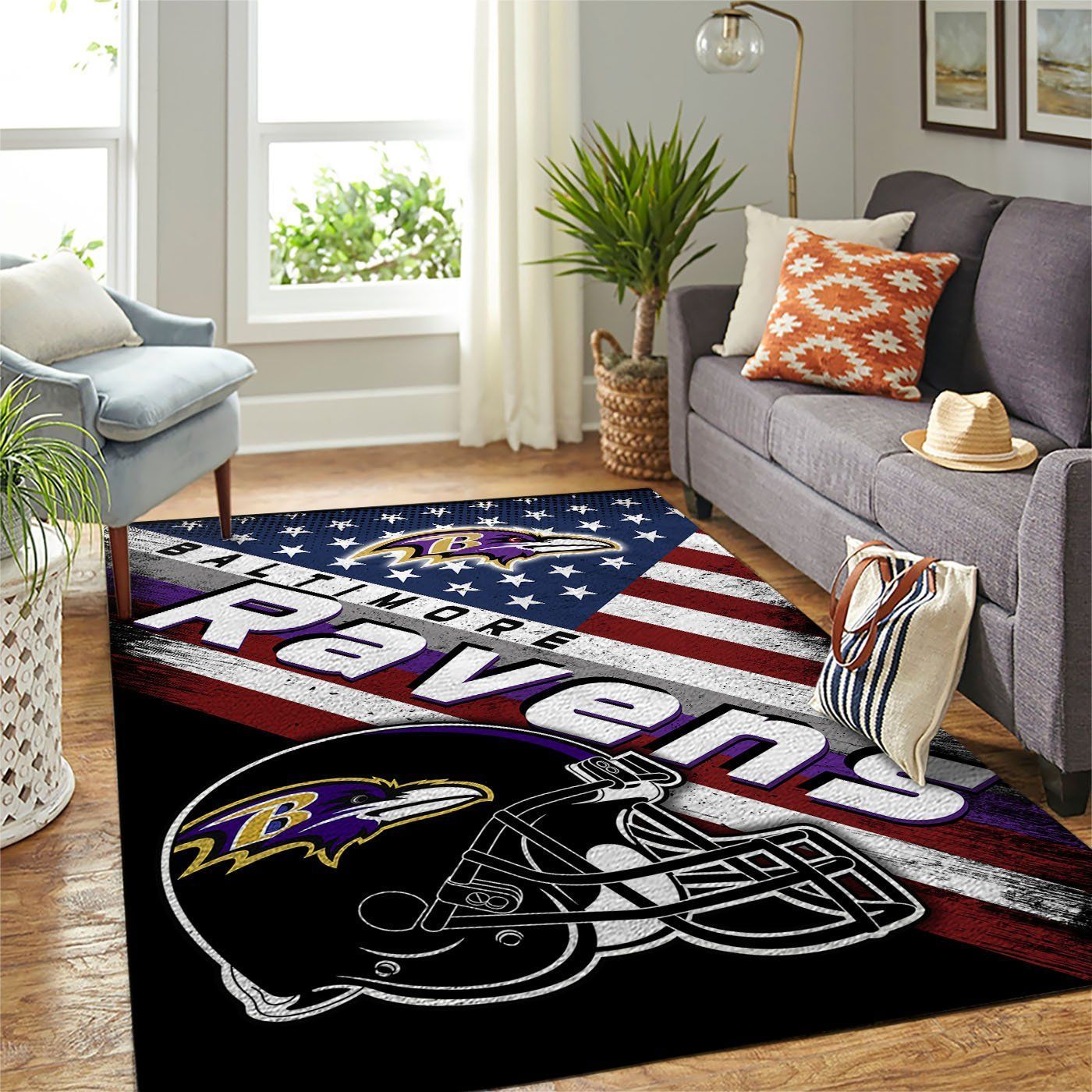 Baltimore Ravens Nfl Area Rugs Team Logo American Flag Style Living Room Carpet Sports Rug Regtangle Carpet Floor Decor Home Decor 0 Baltimore Ravens Nfl Area Rugs Team Logo American Flag Style Living Room Carpet Sports Rug Regtangle Carpet Floor Decor Home Decor 0
