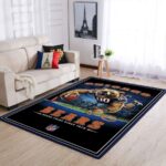 Boise State Broncos Home Field Area Rug Living Room Rug Home Decor Football Floor Decor F102177 0