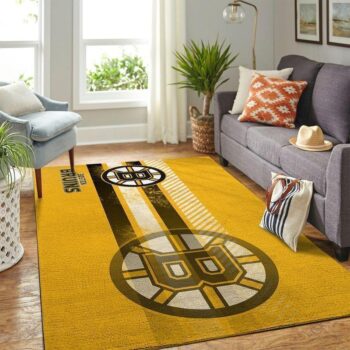 Boston Bruins Area Rug Mlb Baseball Team Logo Carpet Living Room Rugs Rug Regtangle Carpet Floor Decor Home Decor 0