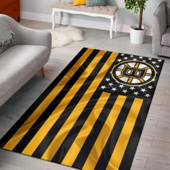 Boston Bruins Area Rug Nhl Ice Hockey Team Logo Carpet Living Room Rugs Rug Regtangle Carpet Floor Decor Home Decor V4619 0