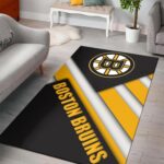 Boston Bruins Area Rug Nhl Ice Hockey Team Logo Carpet Living Room Rugs Rug Regtangle Carpet Floor Decor Home Decor V4642 0