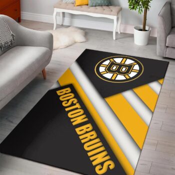 Boston Bruins Area Rug Nhl Ice Hockey Team Logo Carpet Living Room Rugs Rug Regtangle Carpet Floor Decor Home Decor V4642 0