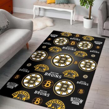 Boston Bruins Area Rugs Nhl Hockey Living Room Carpet Team Logo Floor Home Decor 200220 Rug Regtangle Carpet Floor Decor Home Decor 0