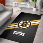 Boston Bruins Area Rugs Nhl Hockey Living Room Carpet Team Logo Floor Home Decor 2002204 Rug Regtangle Carpet Floor Decor Home Decor 0