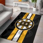 Boston Bruins Area Rugs Nhl Hockey Living Room Carpet Team Logo Floor Home Decor 2002205 Rug Regtangle Carpet Floor Decor Home Decor 0