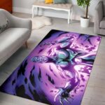 Boston Bruins Nhl Team Logo Skull Flower Style Nice Gift Home Decor Rectangle Area Rug Living Room Rug Home Decor 0