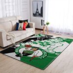 Boston Celtics Area Rug Nba Basketball Team Logo Carpet Living Room Rugs Rug Regtangle Carpet Floor Decor Home Decor V1614 0