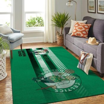 Boston Celtics Area Rug Nba Basketball Team Logo Carpet Living Room Rugs Rug Regtangle Carpet Floor Decor Home Decor V1622 0