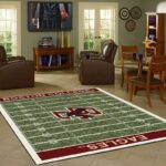 Boston College Eagles Home Field Area Rug Football Team Logo Carpet Living Room Rugs Rug Regtangle Carpet Floor Decor Home Decor 0