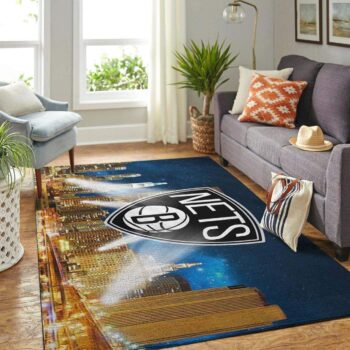 Brooklyn Nets Nba Area Rugs Living Room Carpet Christmas Gift Rug Regtangle Carpet Floor Decor Home Decor 0