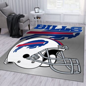 Buffalo Bills Banner Nfl 37 Area Rug Living Room And Bed Room Rug Rug Regtangle Carpet Floor Decor Home Decor 0