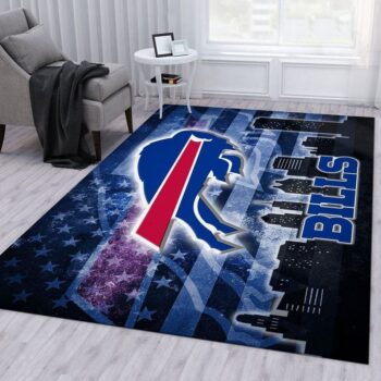 Buffalo Bills Banner Nfl 40 Area Rug Living Room And Bed Room Rug Rug Regtangle Carpet Floor Decor Home Decor 0
