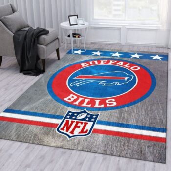 Buffalo Bills Banner Nfl 41 Area Rug Living Room And Bed Room Rug Rug Regtangle Carpet Floor Decor Home Decor 0