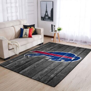 Buffalo Bills Nfl Area Rugs Football Living Room Carpet Team Logo Wooden Home Rug Regtangle Carpet Floor Decor Home Decor 0